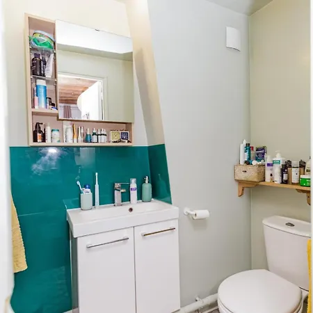 Appartamento And Bright 40 M For 2 Near Belleville